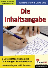 Deutsch Kopiervorlagen vom Kohl Verlag- Deutsch Unterrichtsmaterialien für einen guten und abwechslungsreichen Deutschunterricht