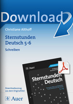 Deutsch Unterrichtsmaterialien zum Sofort-Downloaden